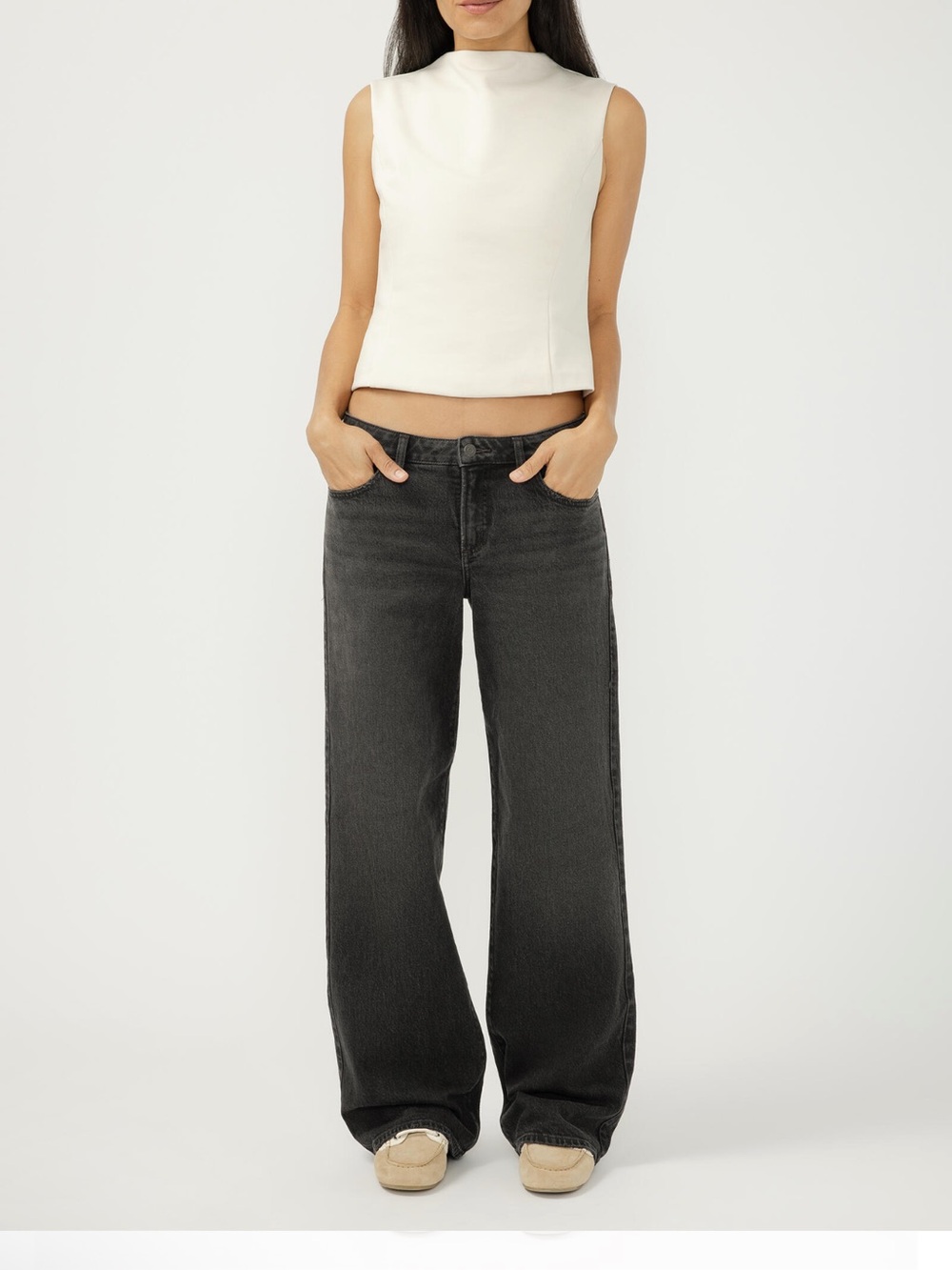Silver Jeans - Loose and Low - Black
